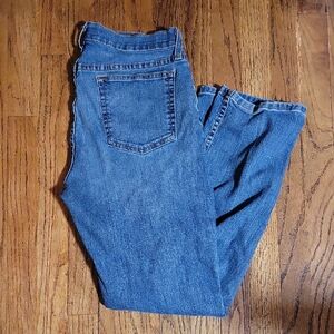 George SZ 34 X 30 Stylish Blue Straight Leg Jeans